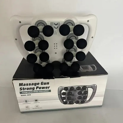 16 Head Fascia Gun, Full Body Massager, Instrument For Waist Back, Legs, Arm Muscle Relaxation, Home Multi-part Massage Gun
